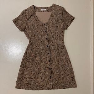 Mod Ref Animal Print Mini Dress